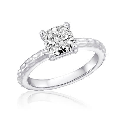 Large CZ Square Stack Ring - Image 8