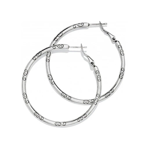 Large Earring Charm Hoops - Image 4