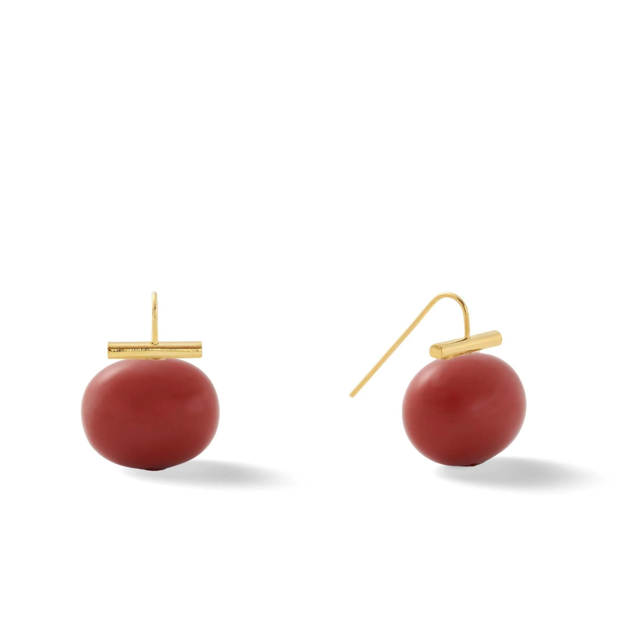 Large Pebble Pearl Ear Wire - Image 13