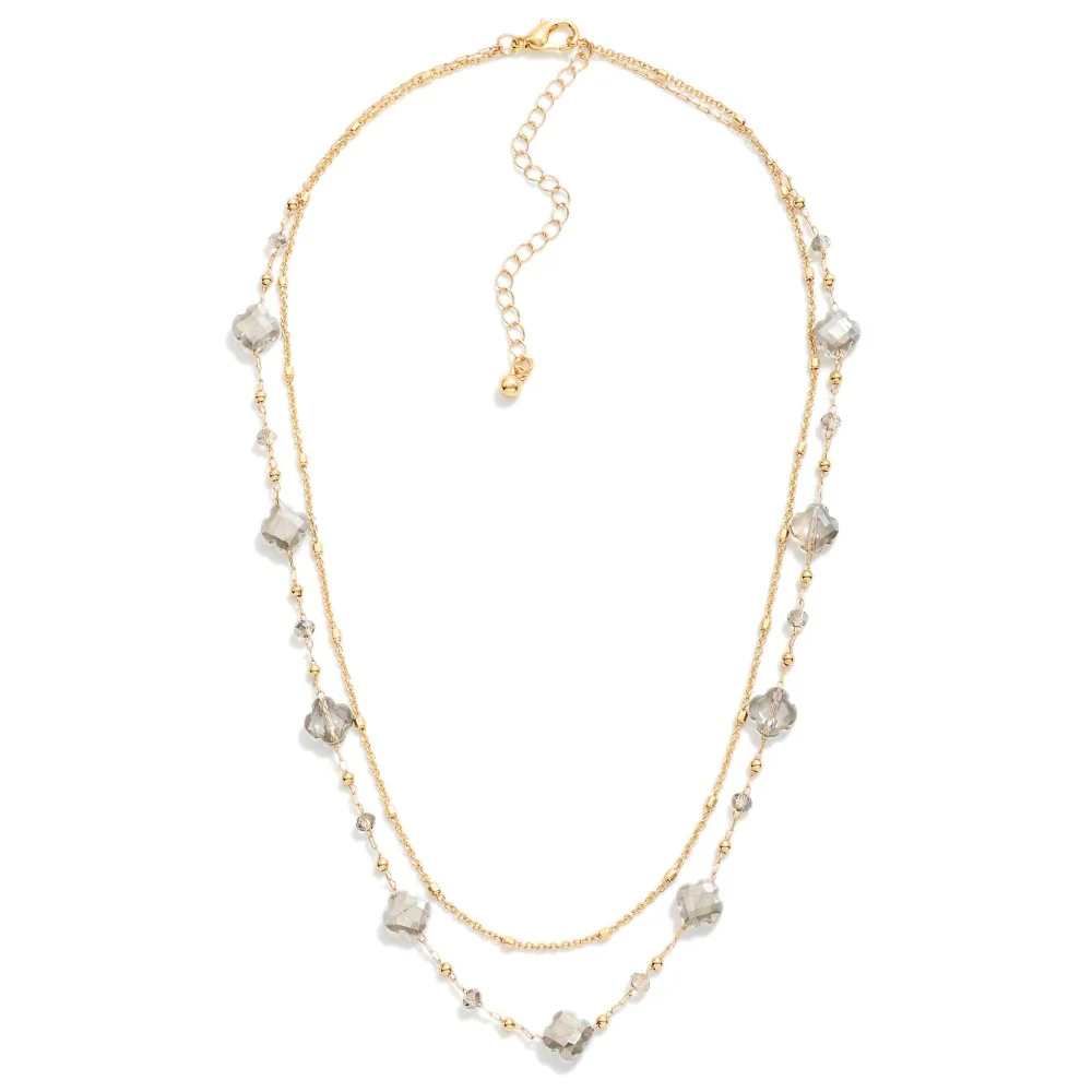 Layered Chain Link Necklace - Image 3