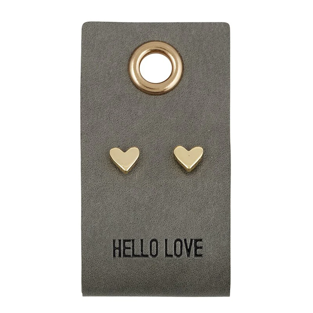Leather Stud Tag Earrings - Image 13