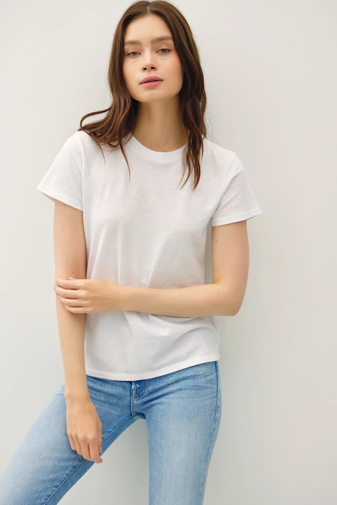 Leilani Classic Cut Acid Wash Cotton T-shirt - Image 5
