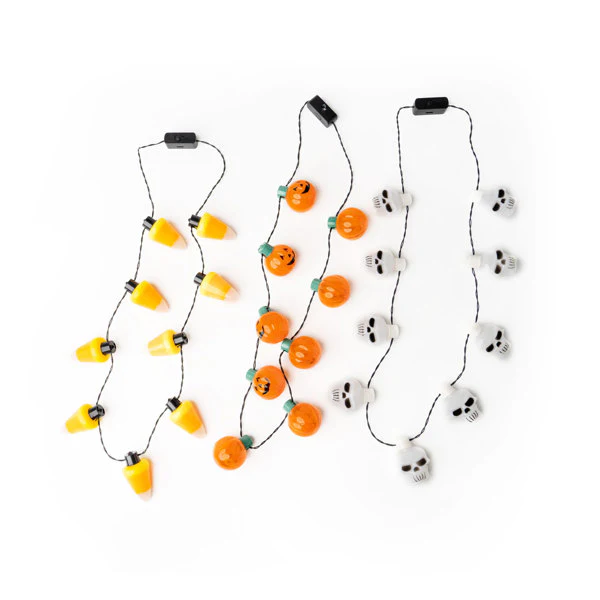 Lotsa Light Jumbo Flashing Halloween Necklace - Image 5