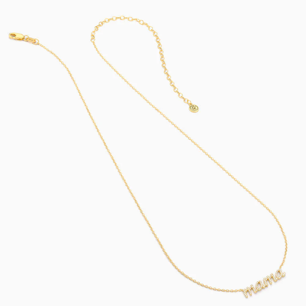 Love You Mama Pendant Necklace - Image 3