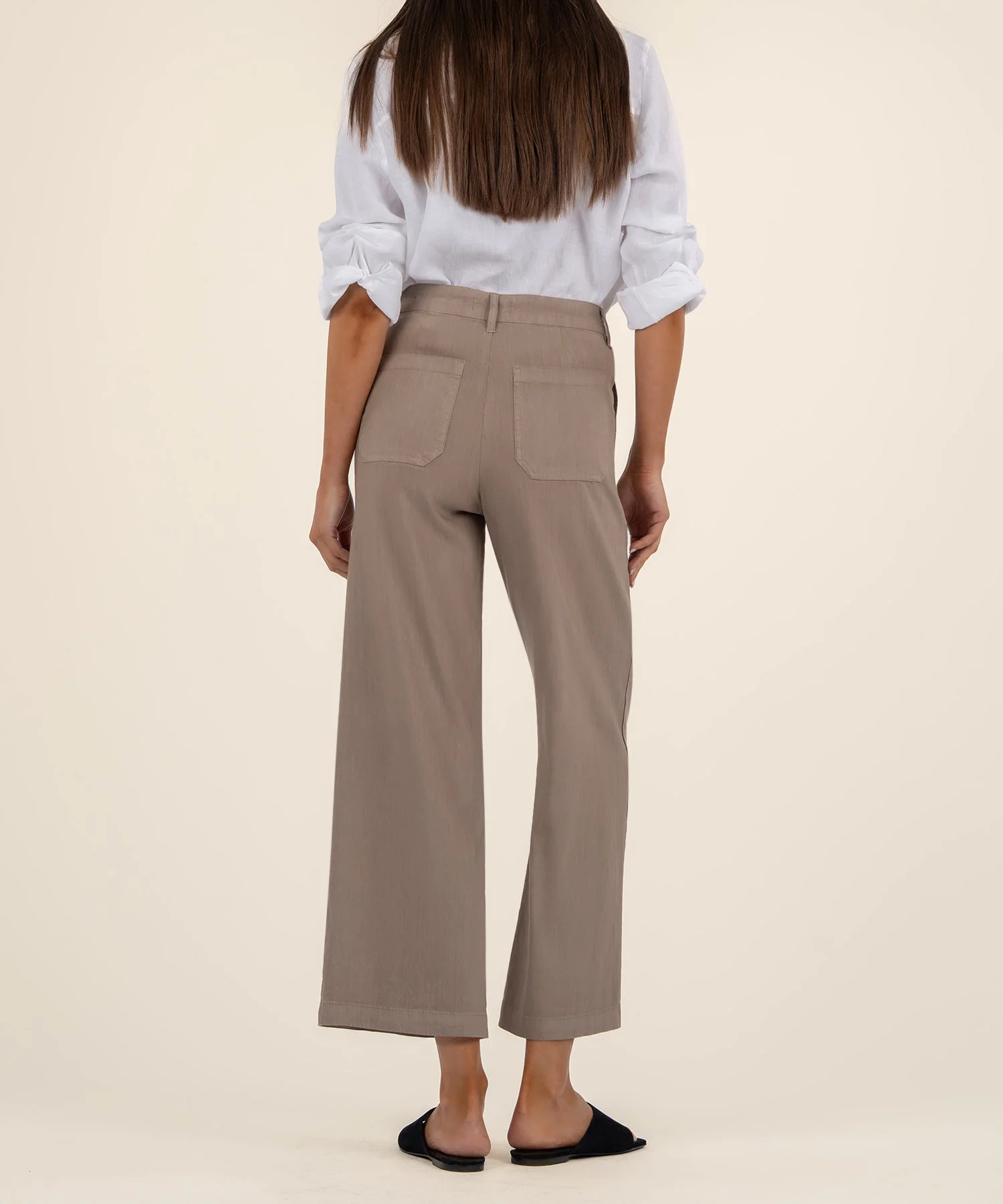 Luna Topaz High Rise Wide Leg Pant with Porkchop Pockets - Image 3