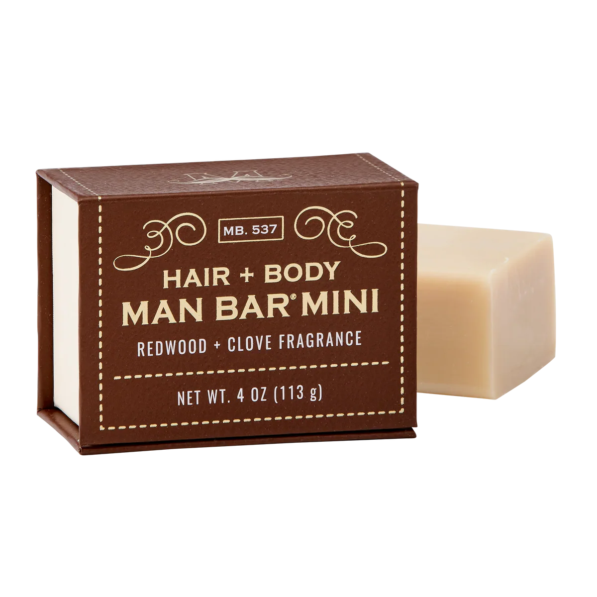 Man Bar Mini Hair & Body - Redwood & Clove