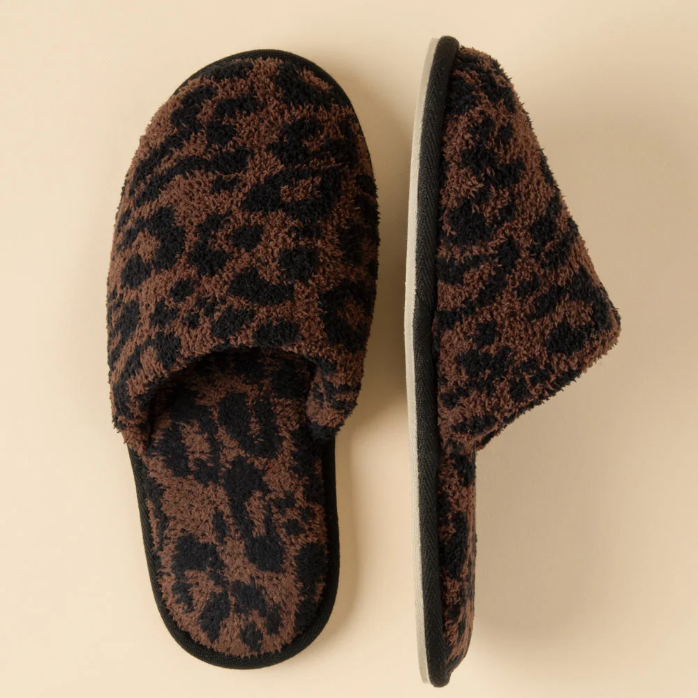 Marshmallow Leopard Slippers - Image 2