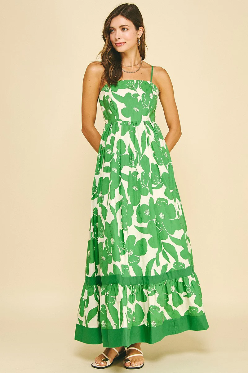 Maxine Floral Tiered Maxi Dress - Image 4