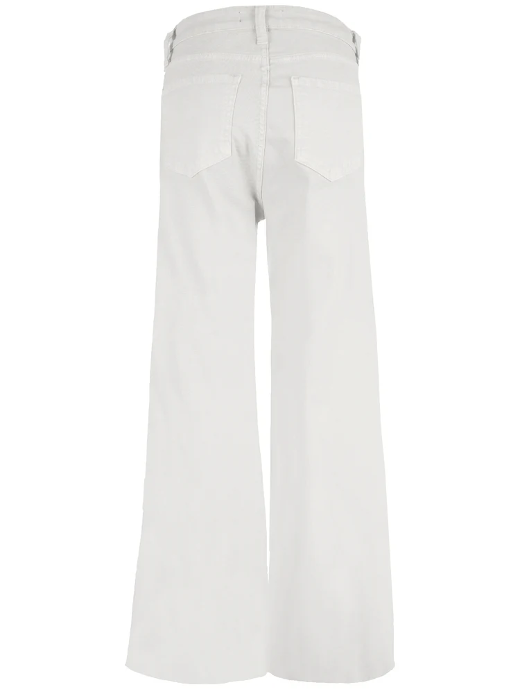 Meg High Rise Fab Ab Wide Leg Raw Hem - Image 2