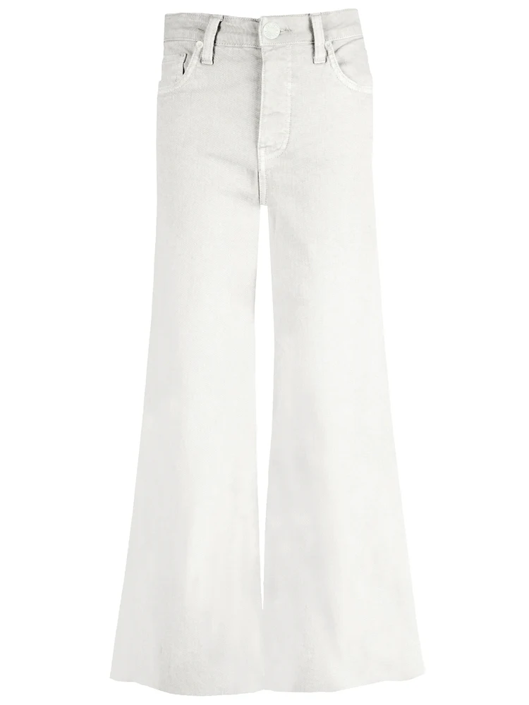 Meg High Rise Fab Ab Wide Leg Raw Hem - Image 4