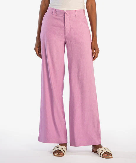 Meg Linen High Rise Wide Leg Pants - Image 5
