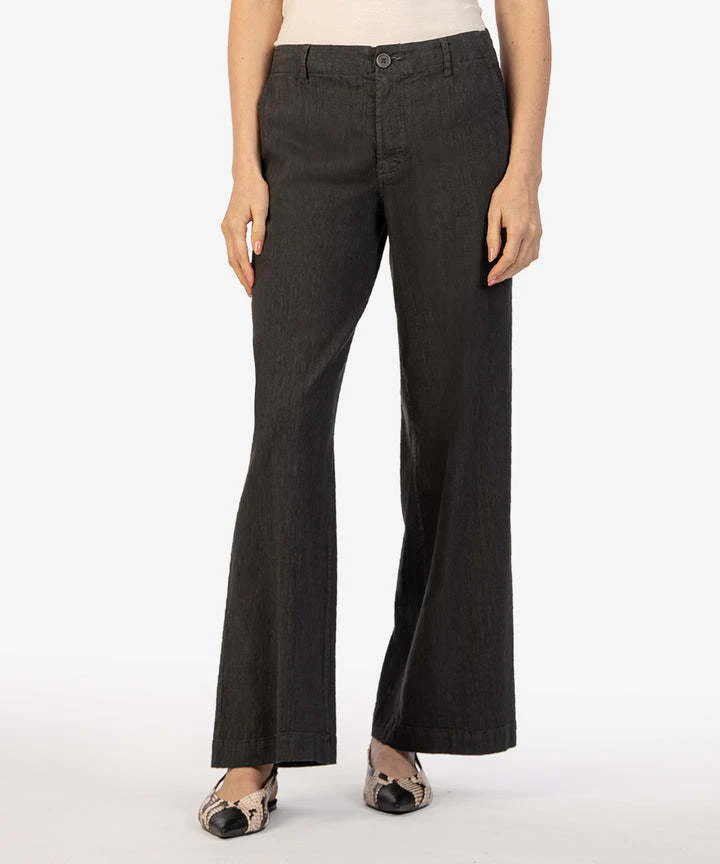Meg Linen High Rise Wide Leg Pants - Image 7
