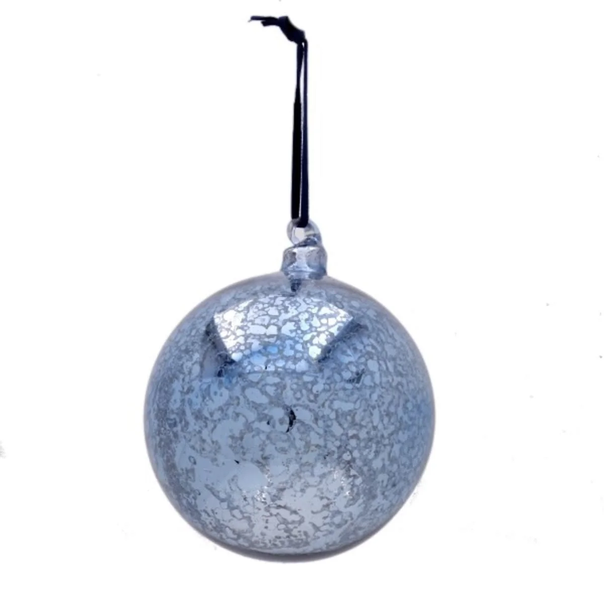Mercury Glass Ornament Hand Blown Top - Image 7