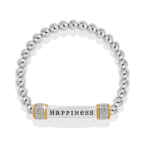 Meridian Happiness Two Tone Stretch Bracelet - Image 4