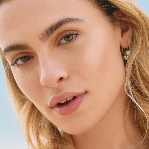 Meridian Petite Leverback Earrings - Image 2