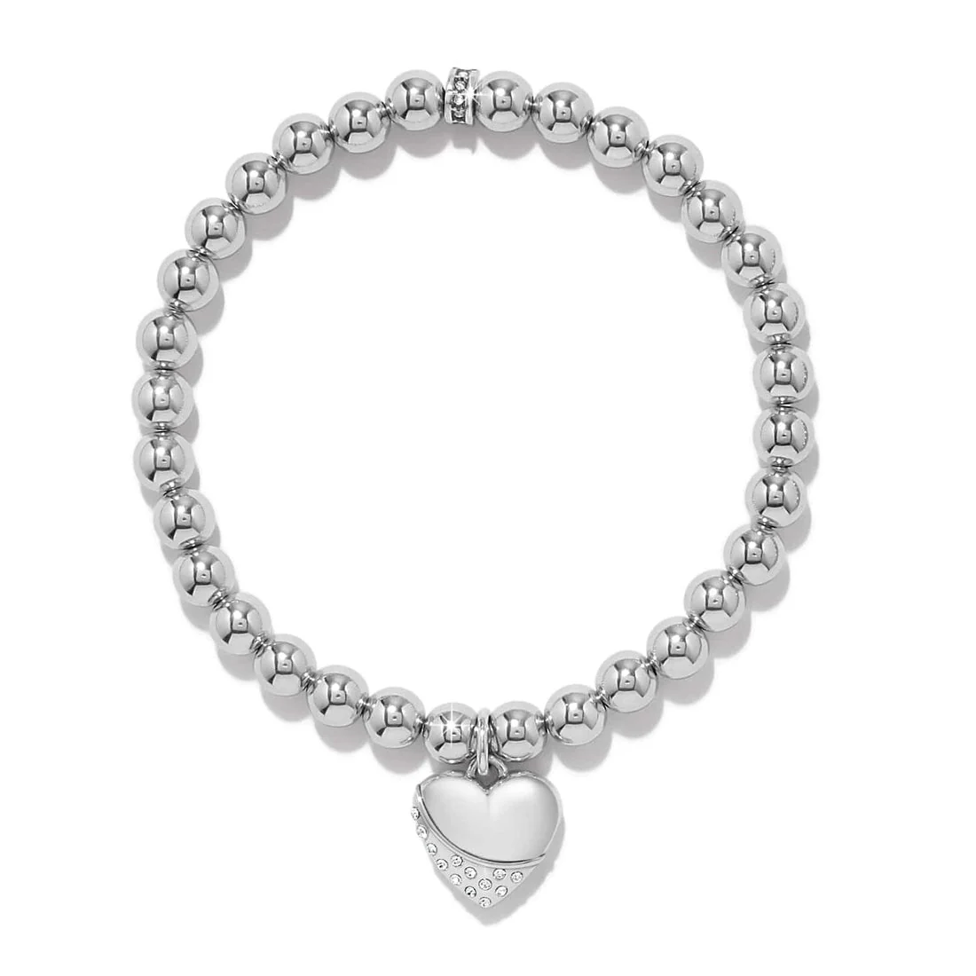 Meridian Petite Wave Heart Stretch Bracelet - Image 3