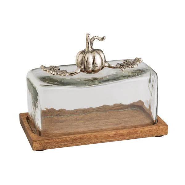 Metal Pumpkin Butter Dish - Image 2
