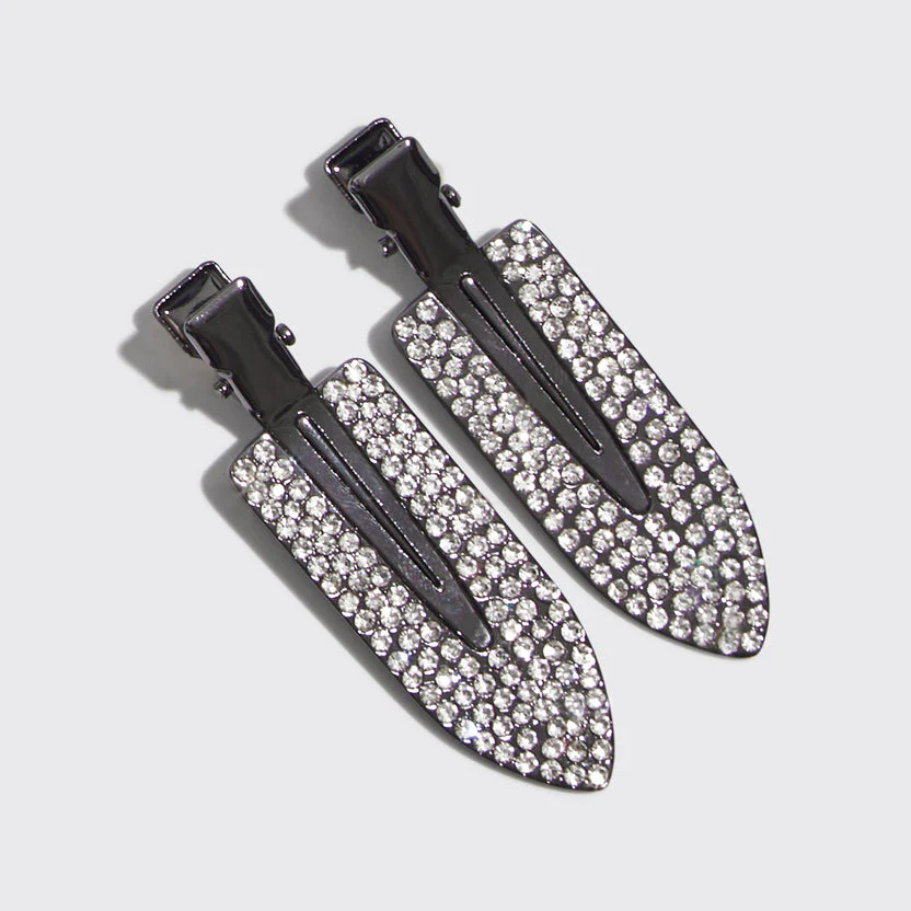 Metal Rhinestone Creaseless Clips - Image 4
