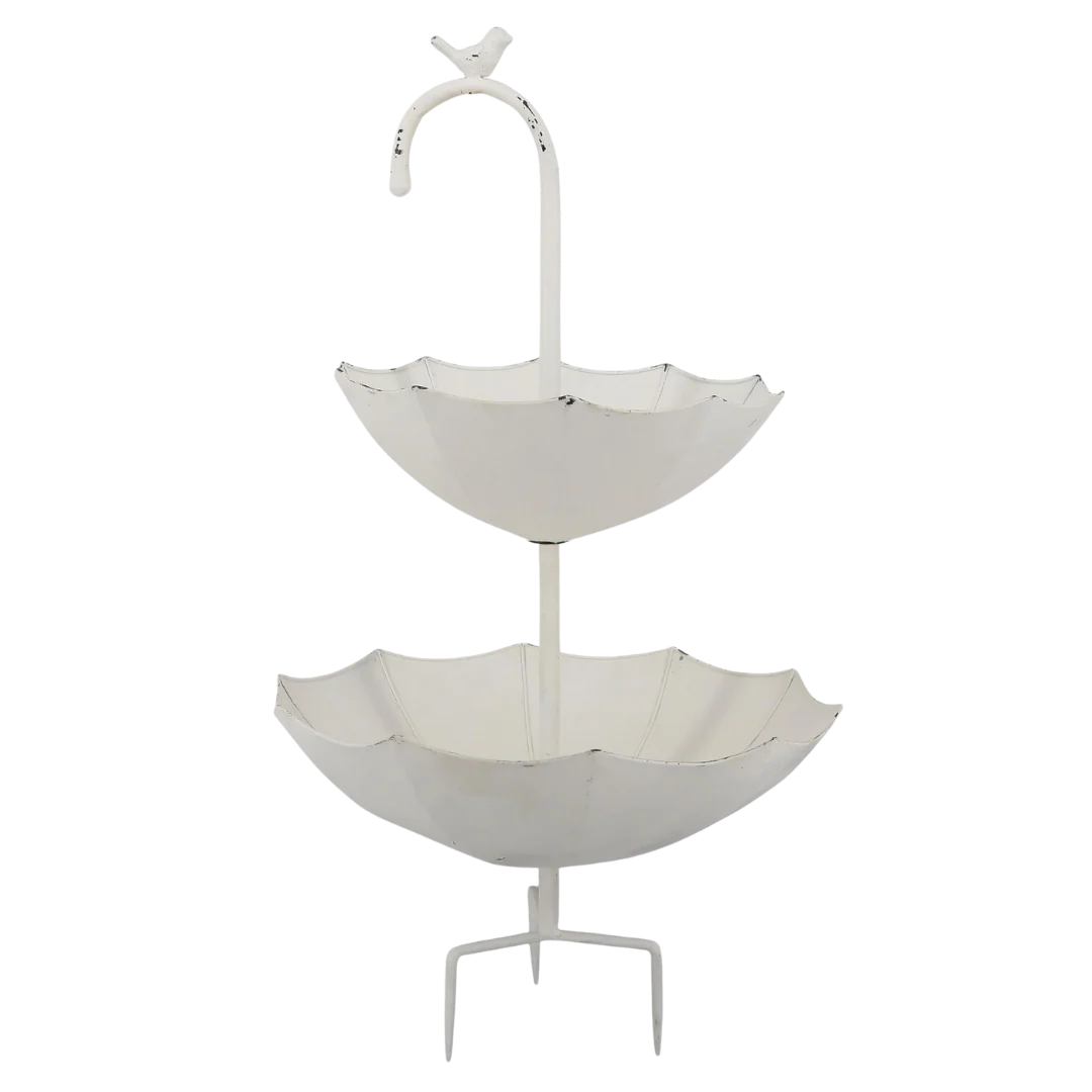 Metal Umbrella Bird Feeder