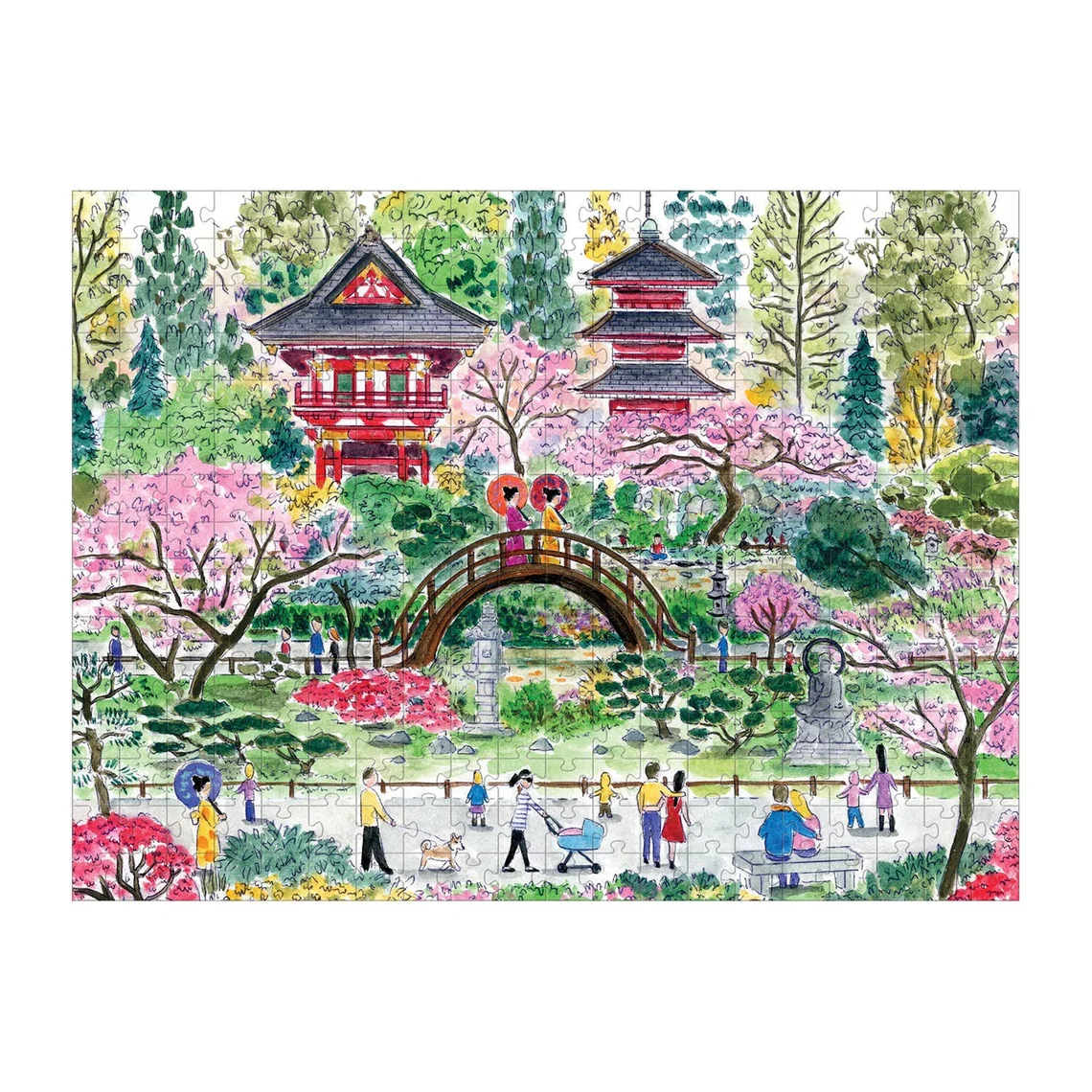 Michael Storrings Japanese Tea Garden 300 Piece Puzzle - Image 4