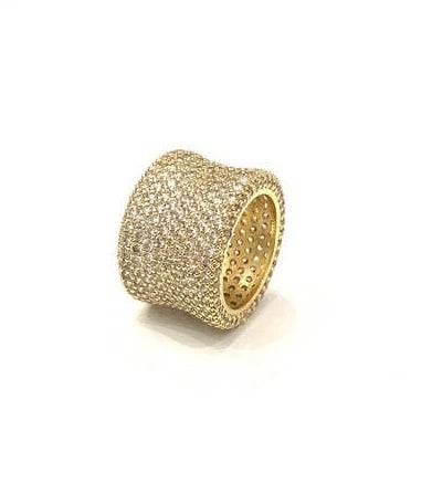 Micropaved CZ Eternity Ring - Image 2