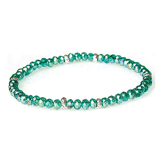Mini Crystal Bracelet Silver Accent - Image 32