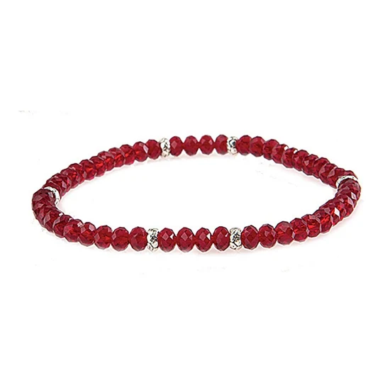 Mini Crystal Bracelet Silver Accent - Image 33