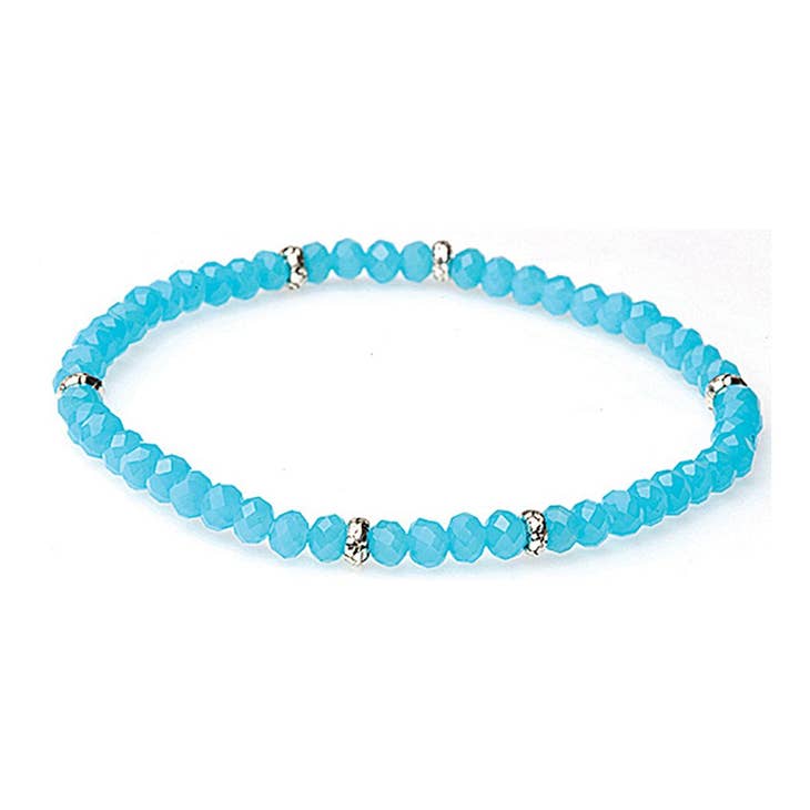 Mini Crystal Bracelet Silver Accent - Image 48