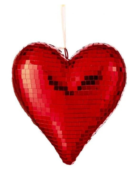 Mirrored Heart Ornament 250mm - Image 2