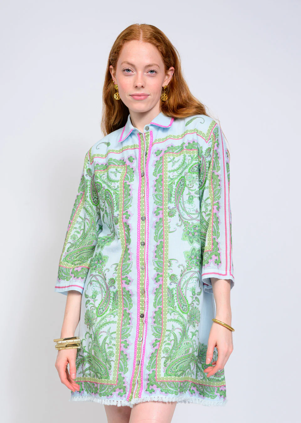 Mitchie Paisley Shift Dress