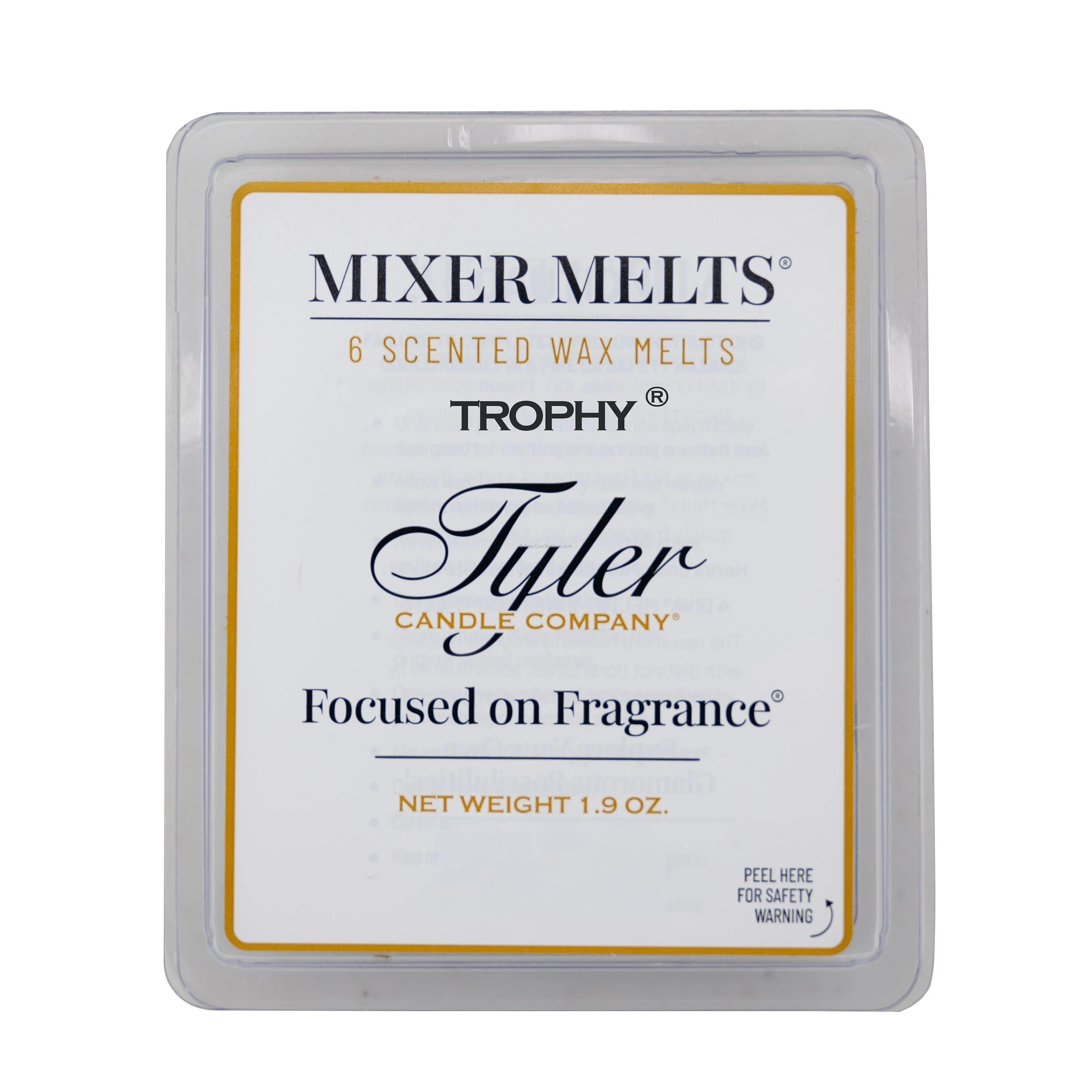 Tyler Mixer Melts Trophy