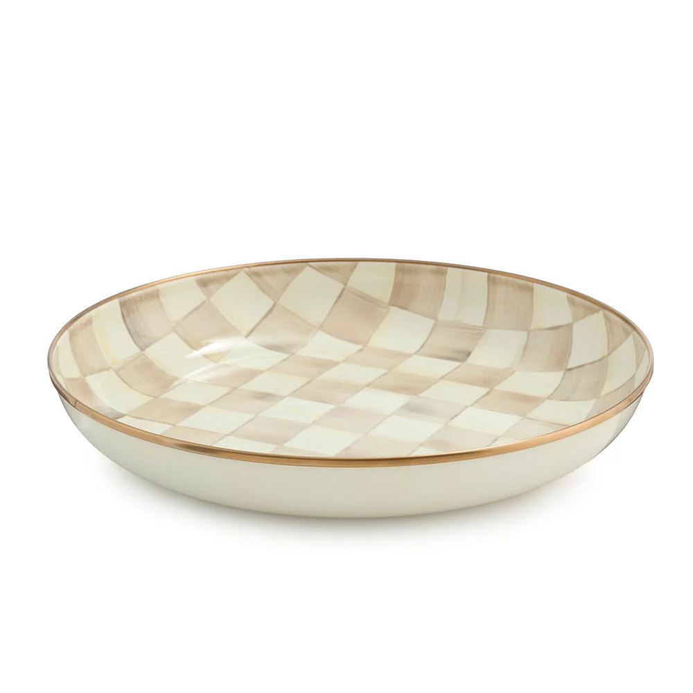 Mocha Check Abundant Bowl - Image 3
