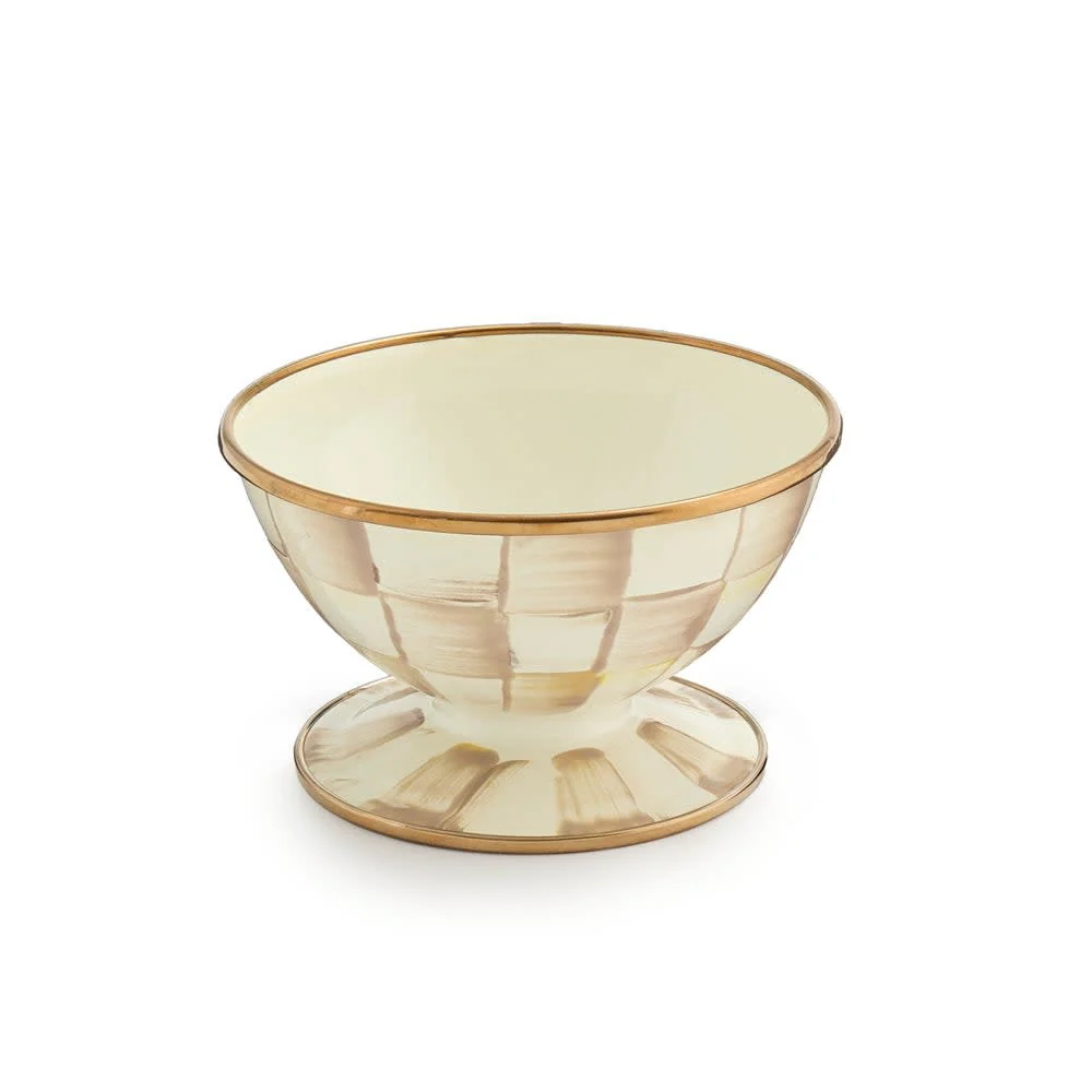 Mocha Check Ice Cream Dish - Image 2