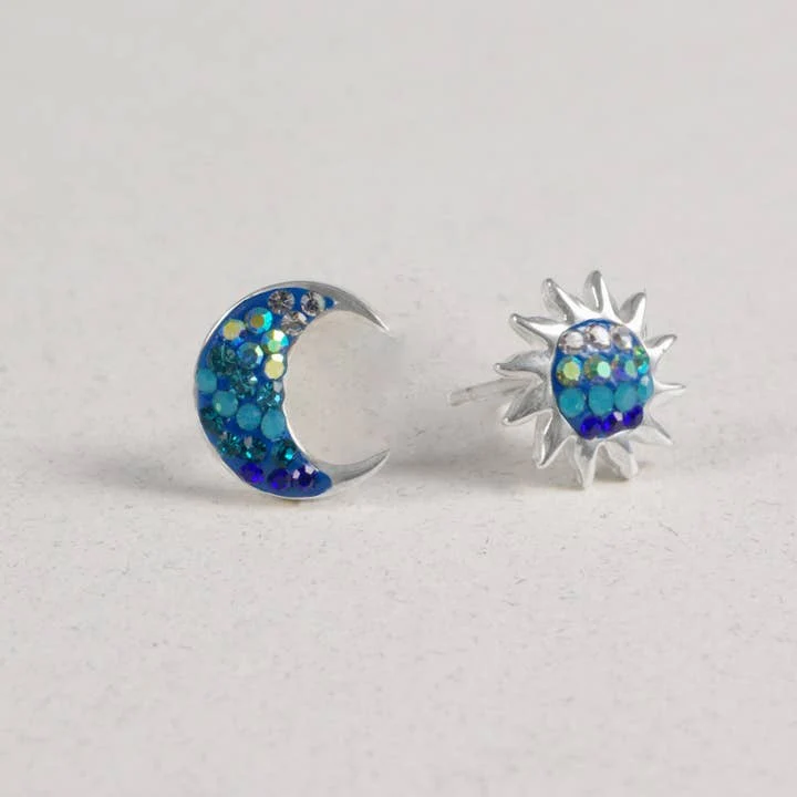 Moon - Sun Stud Earrings - Image 4