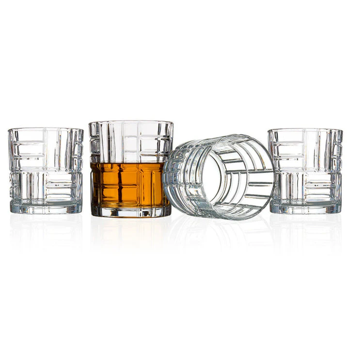 Mosaic Double Old Fashion Glass - Sold Individually - Image 3