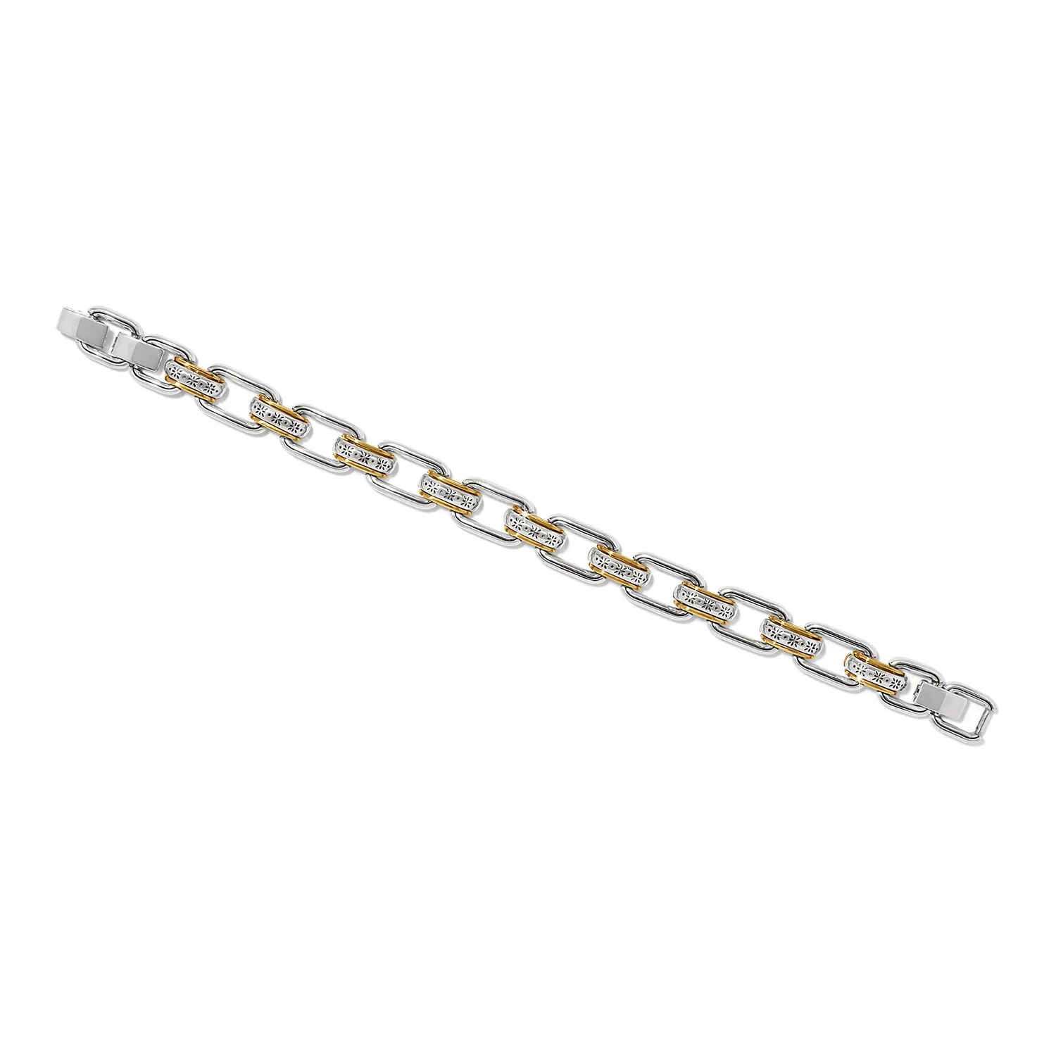 Mosaic Two Tone Links Bracelet - Image 4