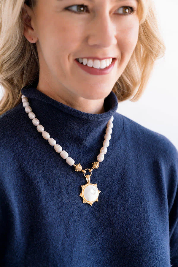 Mother of Pearl Florence Pearl Necklace - Image 2