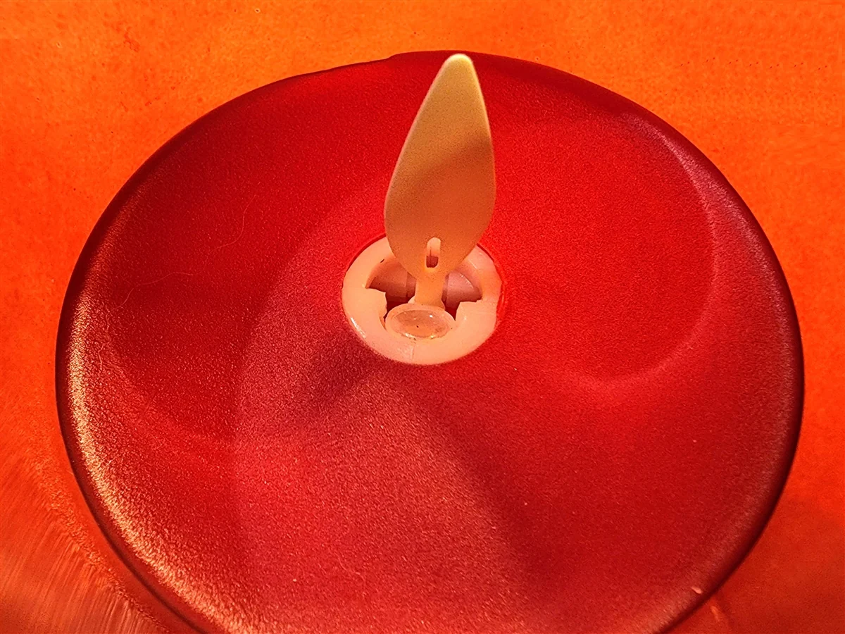 Moving Flame LED Glass Pillar - Sold Individually - Image 7