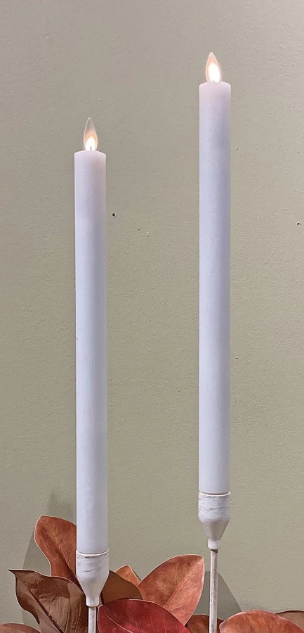 Moving Flame LED Taper Candle - Sold as Set - Image 6