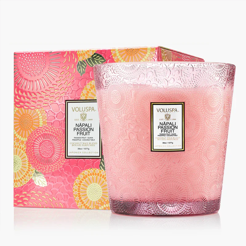 Nāpali Passion Fruit 3 Wick Hearth Candle