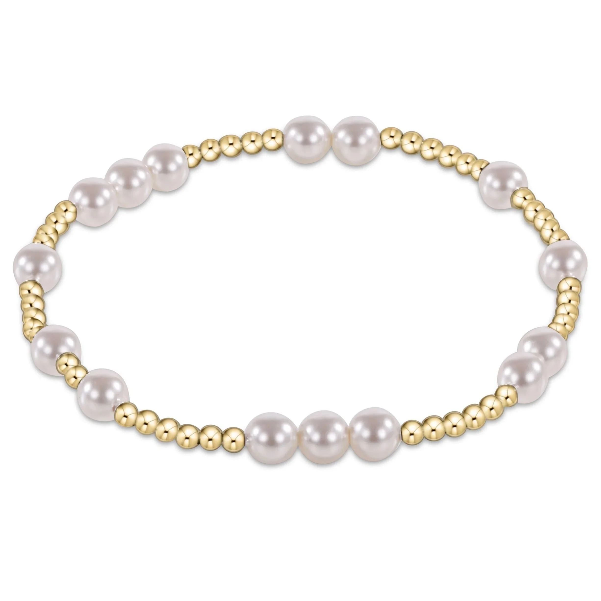 Extends Hope Unwritten 5MM Bead Bracelet - Pearl - Image 2