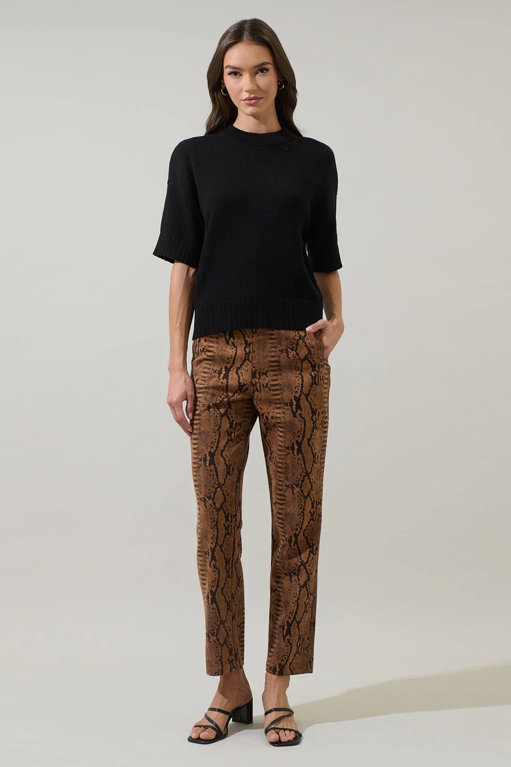 Novah Drop Shoulder Sweater Top - Image 9