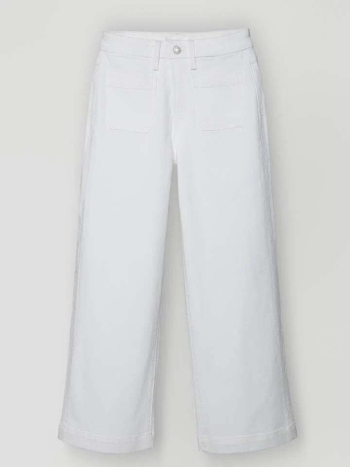 Nyla High Rise Patch Pocket Wide Leg Jeans - Image 6