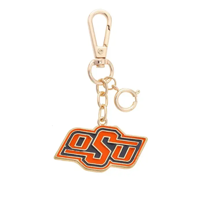 Oklahoma State Cowboys Enamel Logo Bag Charm