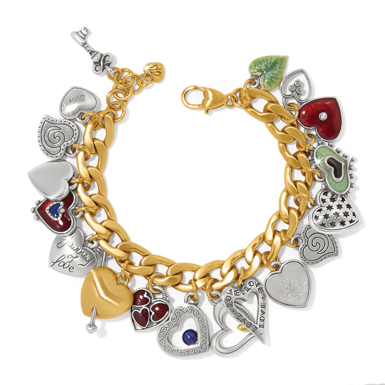 One Heart Color Charm Bracelet - Image 2