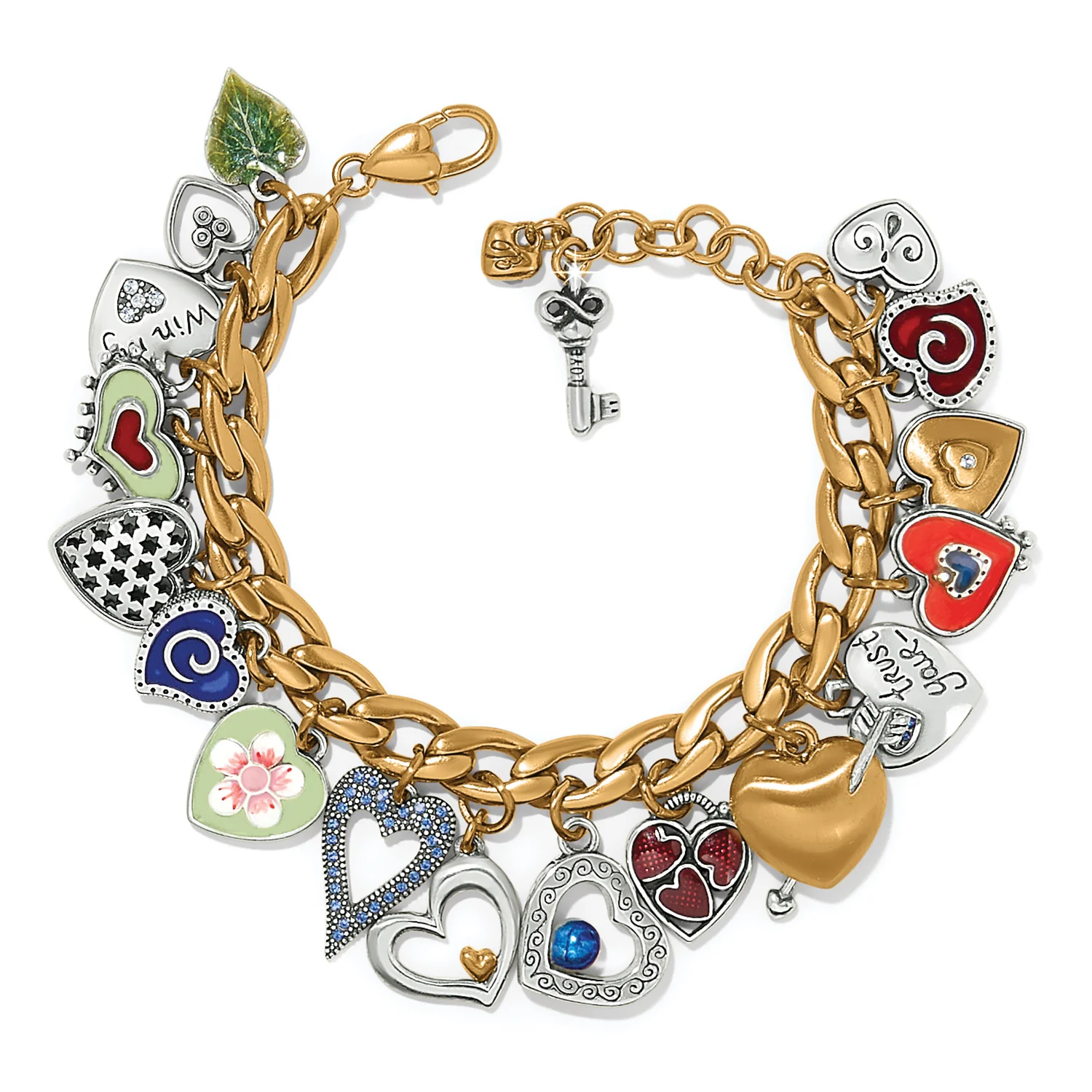 One Heart Color Charm Bracelet - Image 3