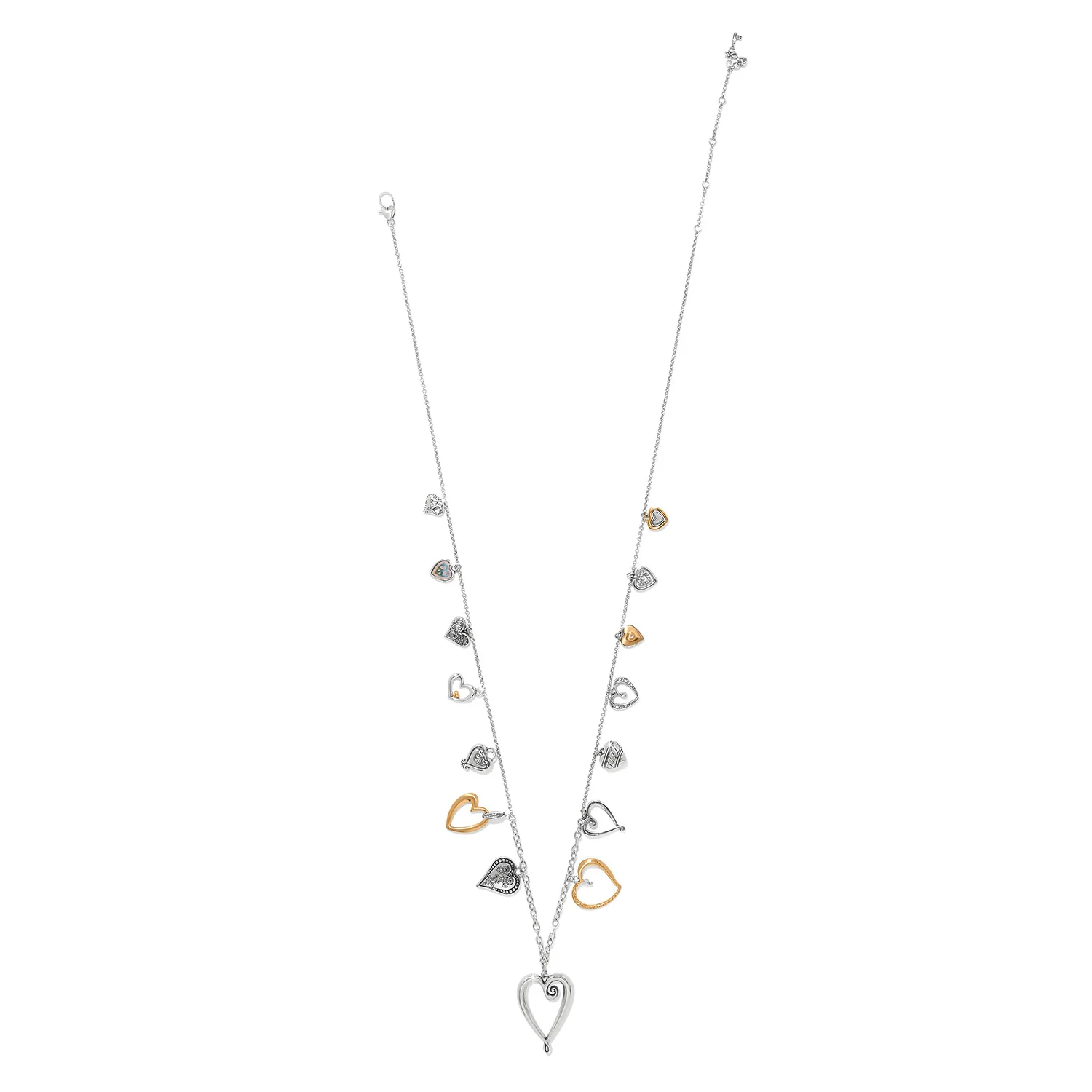 One Heart Large Long Necklace - Image 6