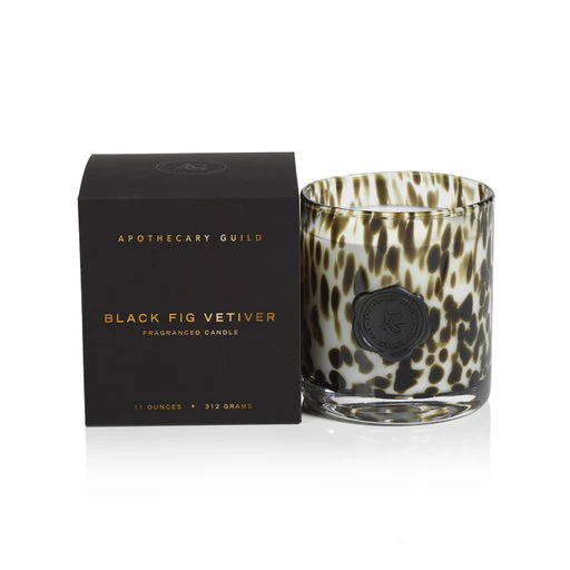 Apothecary Guild  Opal Glass Candle Jar in Gift Box - Black Fig Vetiver - Image 2