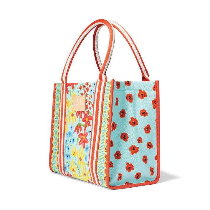 Painterly Garden Canvas Carryall - Image 2