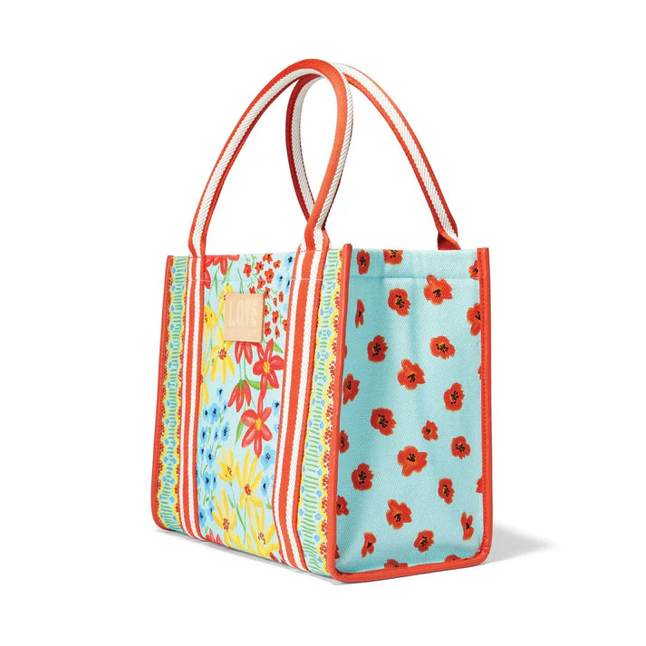 Painterly Garden Canvas Carryall - Image 5